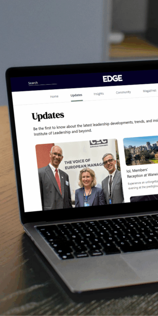 Welcome to EDGE – Your new hub for leadership inspiration