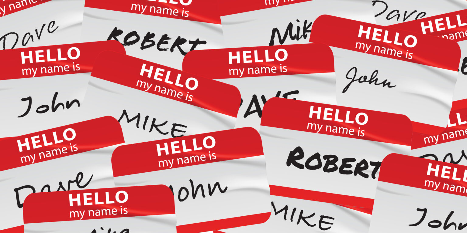 Image showing conference name tags
