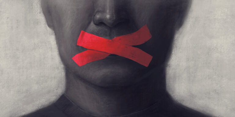 The silence is threatening
